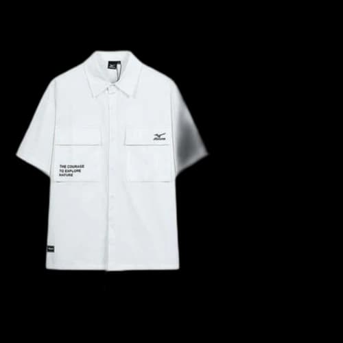 Mizuno Graphic Polo Shirt 'Beige'