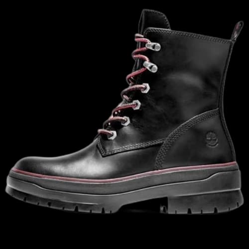 Timberland Premium 6 Inch Waterproof Boots 'Black Red' (Women's)