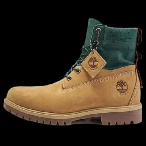 Timberland 6 Inch Premium Waterproof ReBOTL Wide-Fit Boot 'Wheat Nubuck and Fabric'