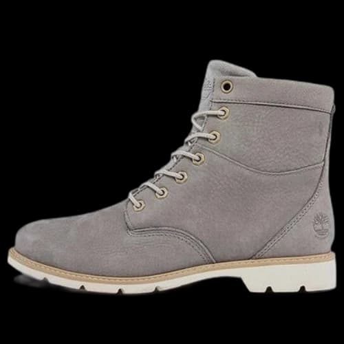 Timberland Campton 6 Inch Waterproof Wide-Fit Boots 'Grey Nubuck' (Women's)