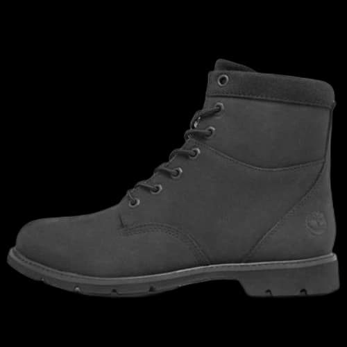 Timberland Campton Waterproof 6 Inch Wide-Fit Boot 'Black Nubuck' (Women's)