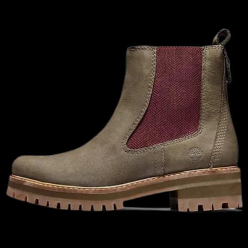 Timberland Courmayeur Valley Chelsea Boots 'Olive Nubuck' (Women's)