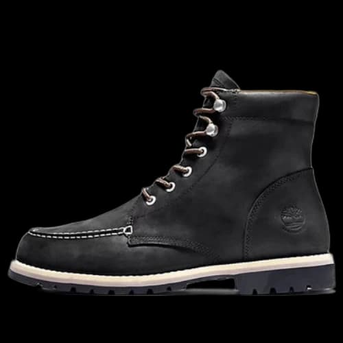 Timberland Redwood Falls Waterproof Moc-Toe Boot 'Black Full-Grain'