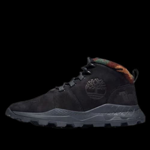 Timberland Brooklyn Euro Sprint Boots 'Black and Camouflage Collar'