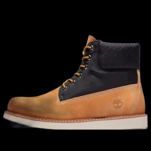 Timberland Newmarket 6 Inch Quilted Boots 'Wheat Black'