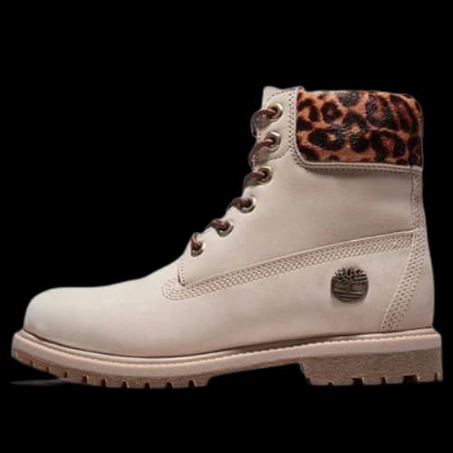 Timberland Safari Cheetah 6 Inch Waterproof Boot 'Beige' (Women's)