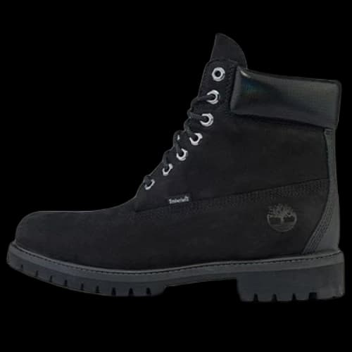 Timberland Premium 6 Inch Waterproof Wide-Fit Boot 'Black Nubuck'
