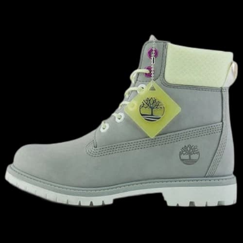 Timberland Premium 6 Inch Waterproof Wide Fit Boot 'Grey Nubuck' (Women's)