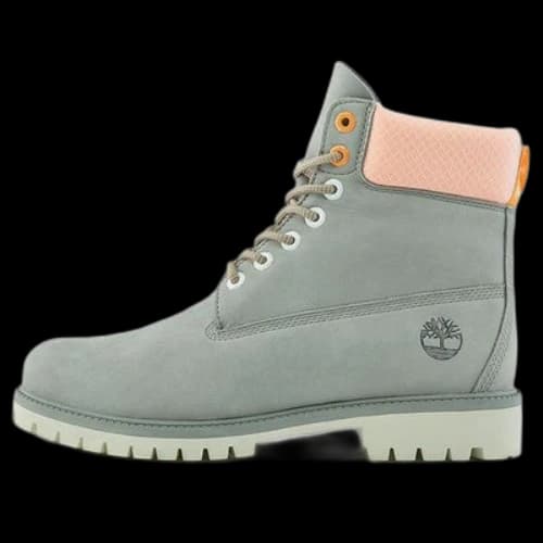 Timberland Hi-Vis Heritage 6 Inch Waterproof Wide Fit Boot 'Grey'