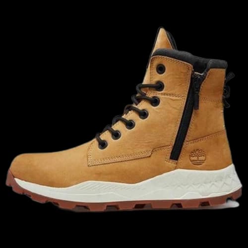 Timberland Brooklyn Side Zip Sneaker Wide Fit Boot 'Wheat Nubuck'