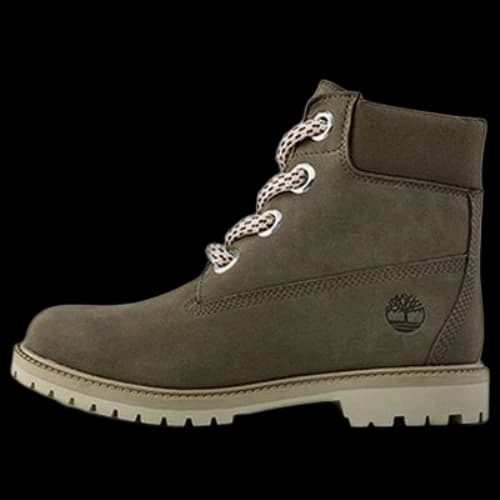 Timberland 6 Inch Premium Waterproof Wide Fit Boot 'Olive Nubuck' (Women's)