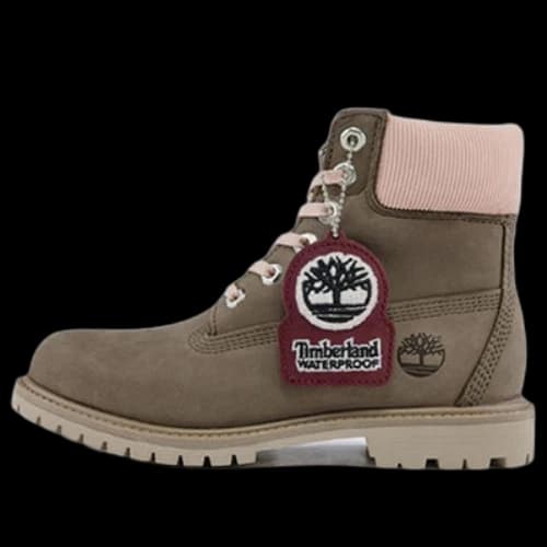 Timberland Premium 6 Inch Waterproof Wide Fit Boot 'Olive Nubuck' (Women's)