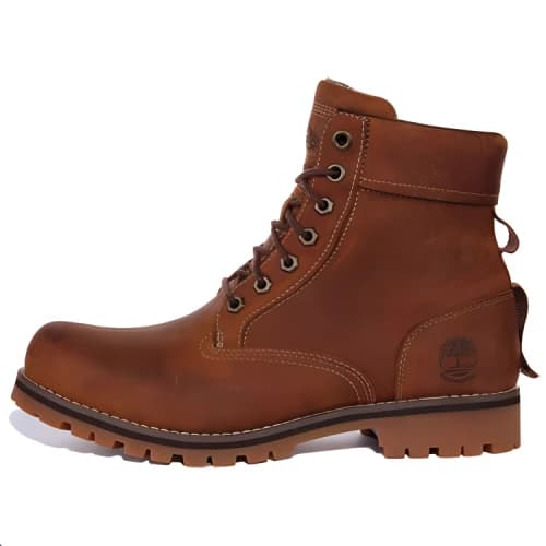 Timberland Rugged 6 Inch Waterproof Boots 'Rust Full Grain'