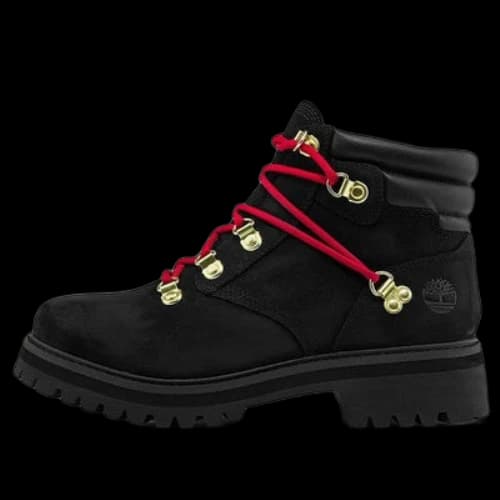 Timberland Holiday Luxe Waterproof Boot 'Black Nubuck Red' (Women's)