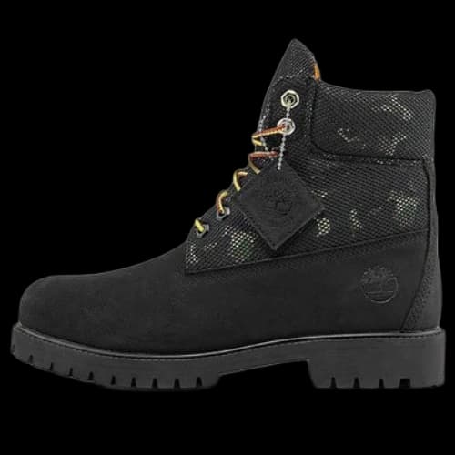 Timberland Heritage 6 Inch Boot 'Black Nubuck with Camo'