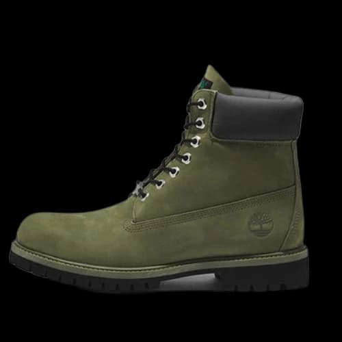 Timberland 6 Inch Premium Waterproof Boots 'Green Nubuck'