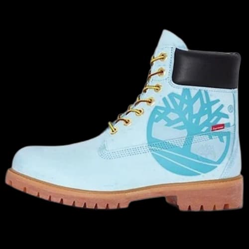Timberland x Supreme 6 Inch Waterproof Boots 'Blue with Logo'