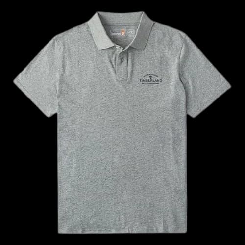 Timberland Brand Polo Shirt 'Grey'