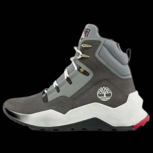 Timberland Madbury Side Zip Wide Fit Sneaker Boots 'Grey Nubuck'