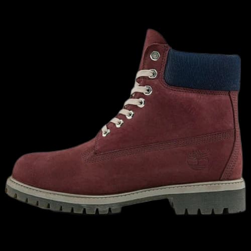 Timberland Premium 6 Inch Waterproof Boots 'Burgundy Nubuck'