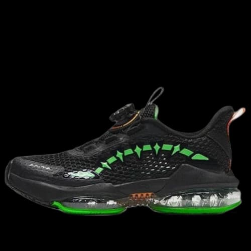 (GS) ANTA Running Series Sneakers 'Black Green'