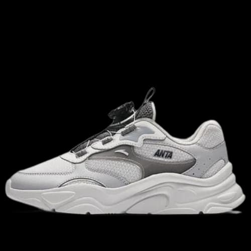 (GS) ANTA Running Series Sneakers 'White Grey Black'
