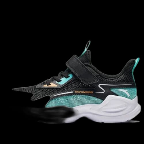 (GS) ANTA Running Series Sneakers 'Black Teal White'