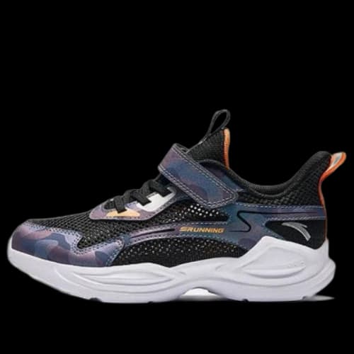 (GS) ANTA Running Series Sneakers 'Black Orange'