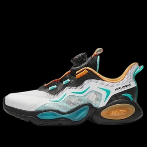 (GS) ANTA Running Series Sneakers 'White Yellow Teal'