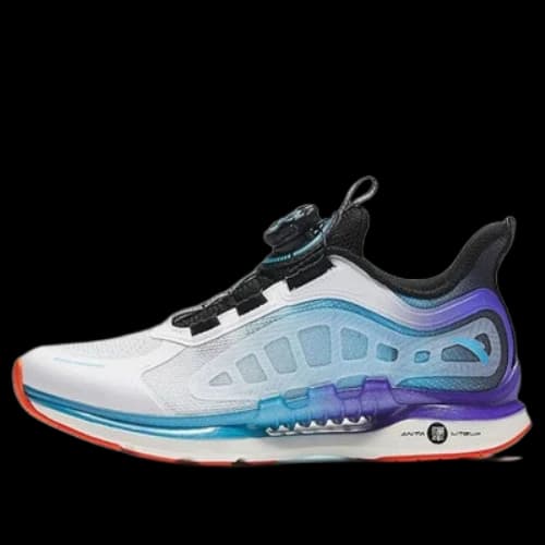 (GS) ANTA Running Series Sneakers 'White Blue Purple'