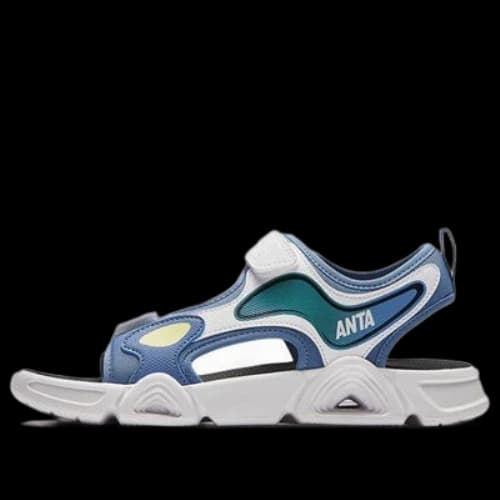 (GS) ANTA Outdoor Sandals 'White Blue'