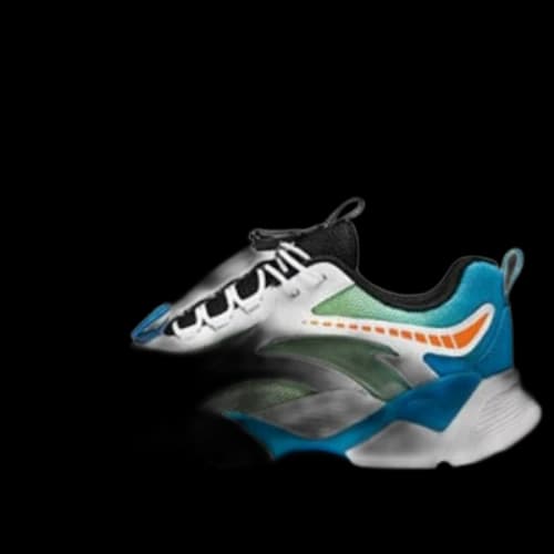 (GS) ANTA Running Series Sneakers 'White Green Blue'