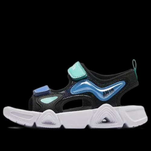 (PS) ANTA Sandals 'Black Teal Blue'