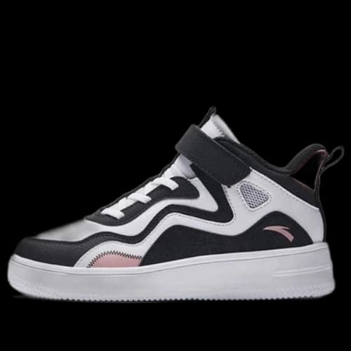 (GS) ANTA Skateboarding Series Sneakers High 'White Black Pink'