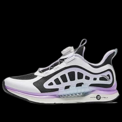 (GS) ANTA Running Series Sneakers 'Black Purple White'