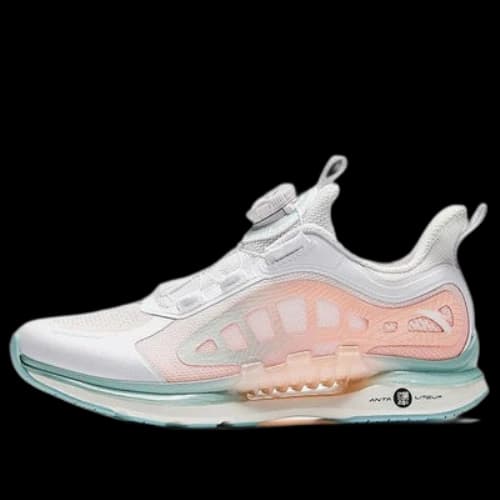 (GS) ANTA Running Series Sneakers 'White Orange Green'