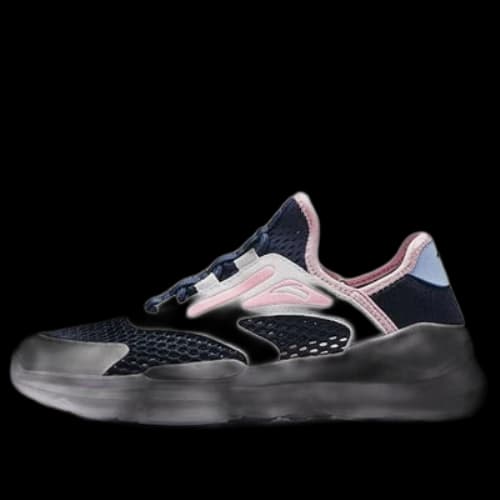 (GS) ANTA Running Series Sneakers 'White Black Pink'