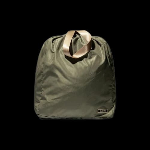 GANNI Tech Drawstring Bag 'Kalamata'