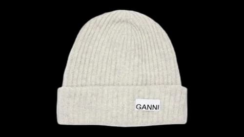 Ganni Recycled Wool Beanie Beanie paloma melange