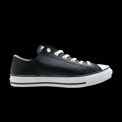 BAPE Apesta Leather Low 'Black'