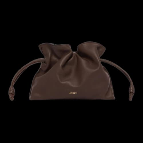 Loewe Mini Flamenco Clutch 'Chocolate'