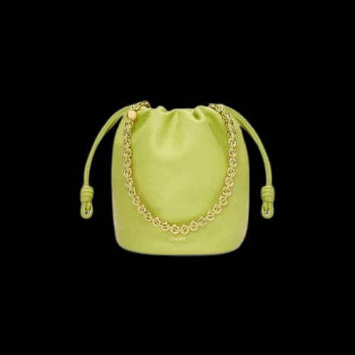Loewe Paula's Ibiza Flamenco Bucket Bag 'Anise'