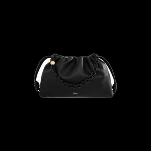 Loewe Flamenco Drawstring Purse Bag 'Black'