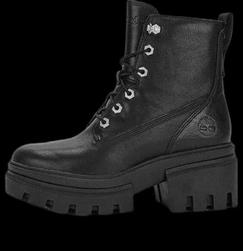 Timberland Everleigh 6 Inch Boots 'Black Full Grain' (Women's)