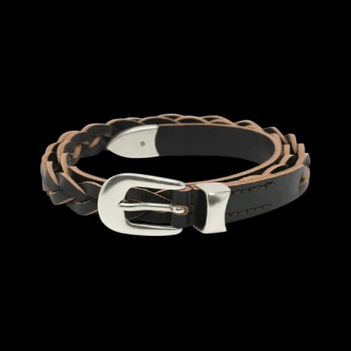 Our Legacy Braided Leather Belt 'Black'