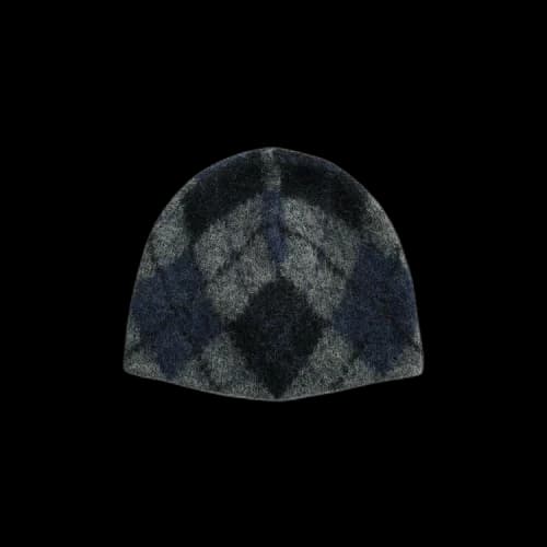 Our Legacy Argyle Pattern Beanie 'Grey'
