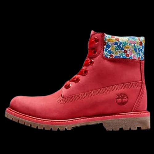 Timberland Made With Liberty Fabrics 6 Inch Boots 'Red' (Women's)