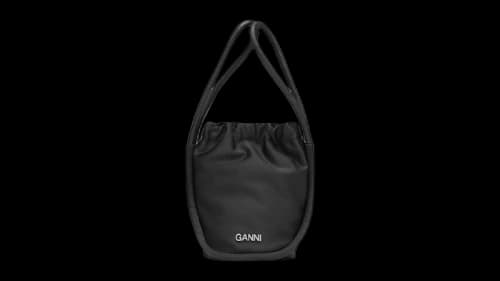 Ganni Knot Mini Bag Black