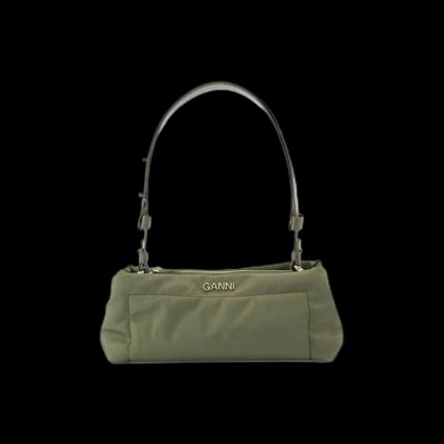 GANNI Pillow Baguette Bag 'Khaki'