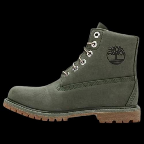 Timberland Nellie 6 Inch Waterproof Boots 'Dark Green Nubuck' (Women's)